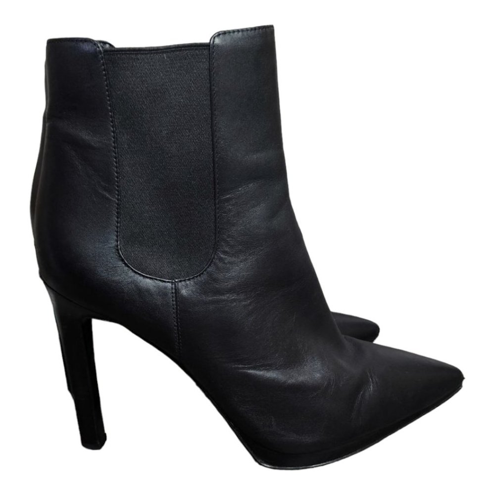 Pointed-Toe Stiletto Ankle Boots - Picture 3 of 9